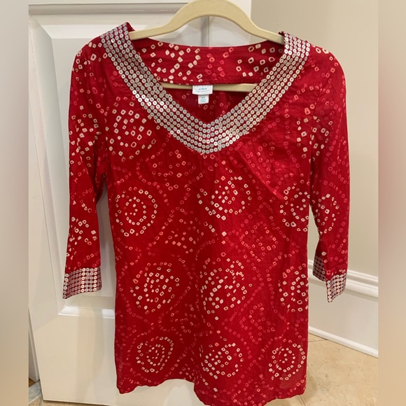 Calypso St. Barts Bathing suit cover up - Picture 4 of 5